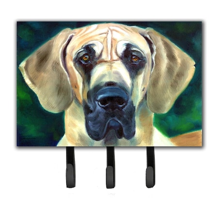 Carolines Treasures Great Dane Lookin at You Leash or Key Holder 7444TH68